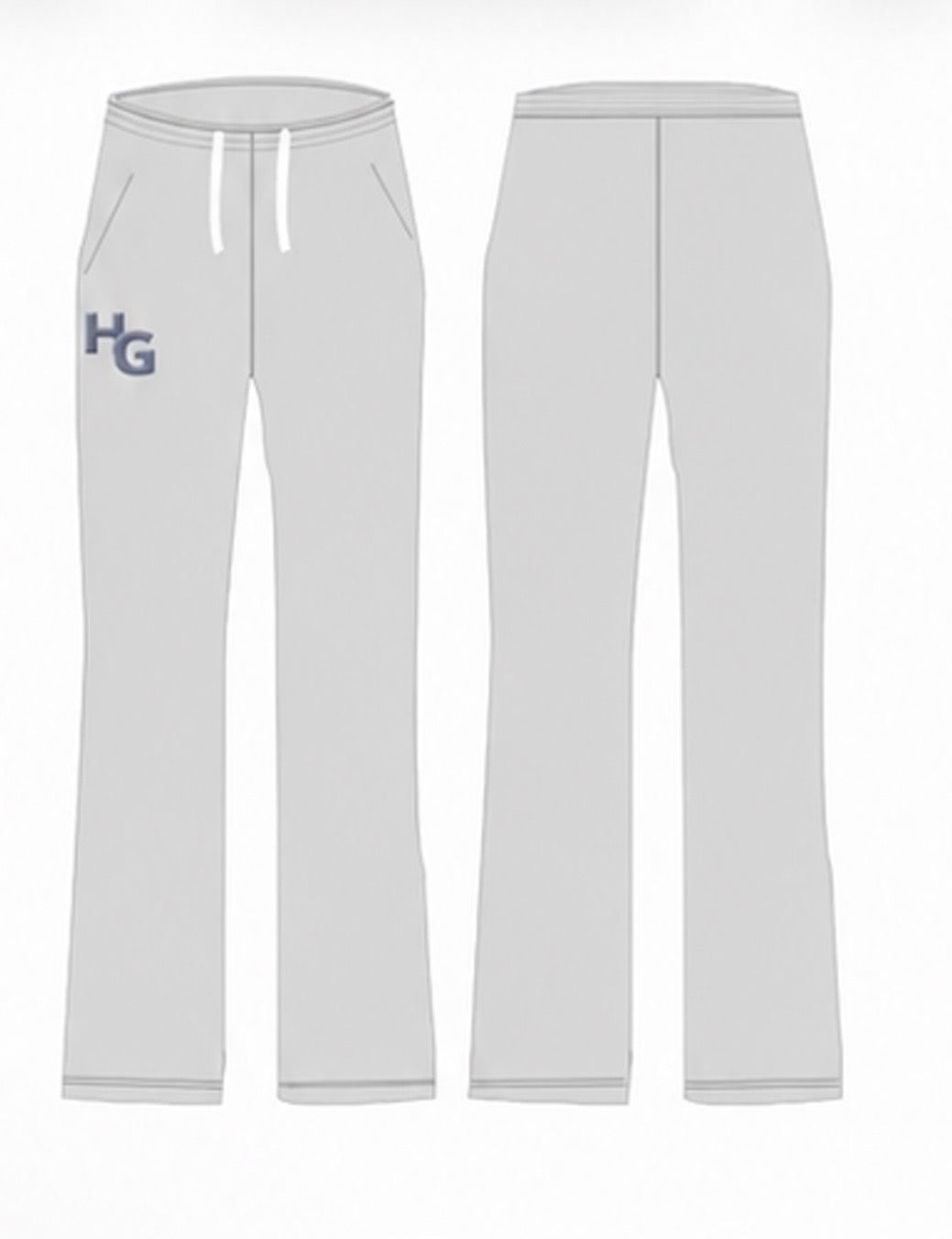 Joggebukse girl Grå/Blå